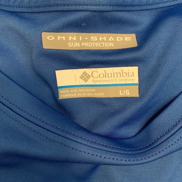Size large men’s Columbia fishing long-sleeve. - Picture 1 of 3